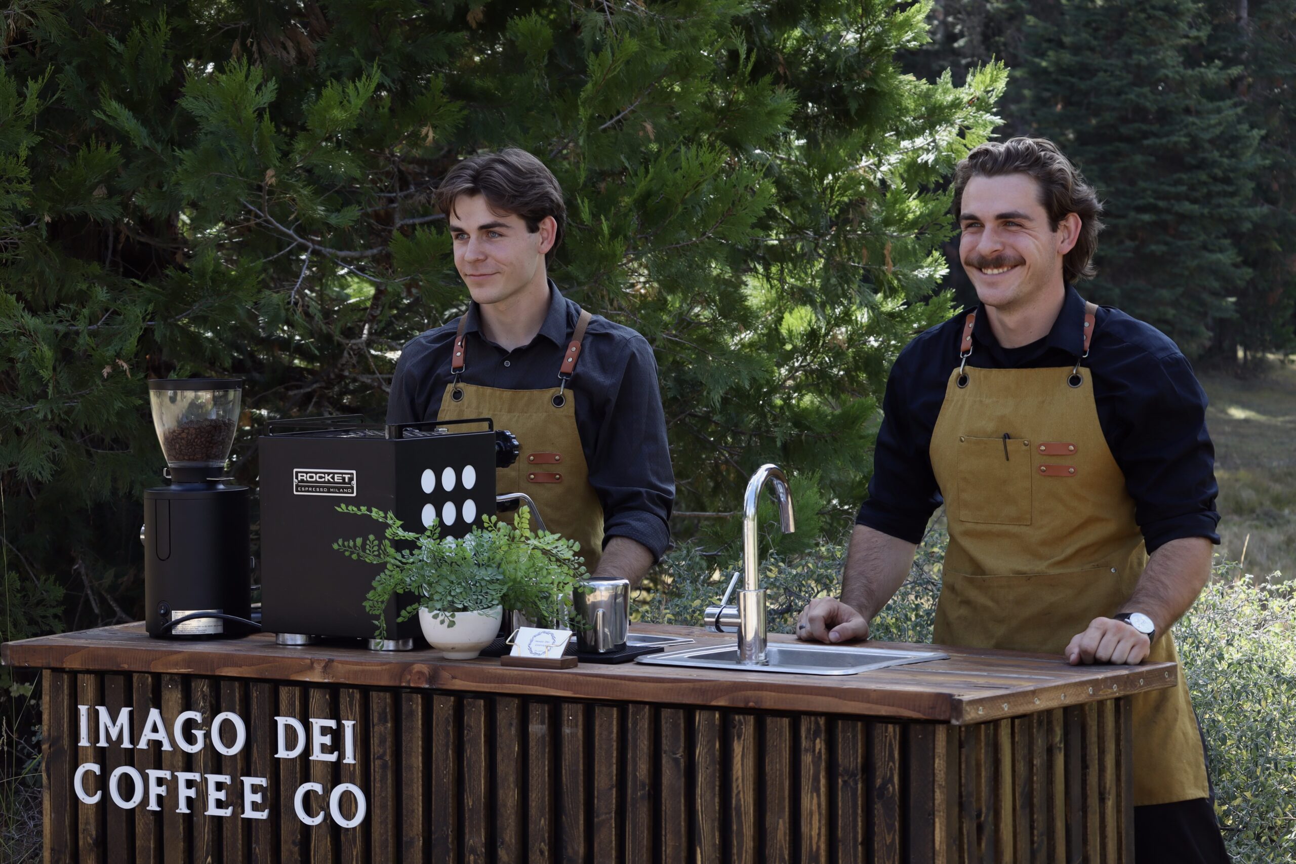 Coffee cart at event